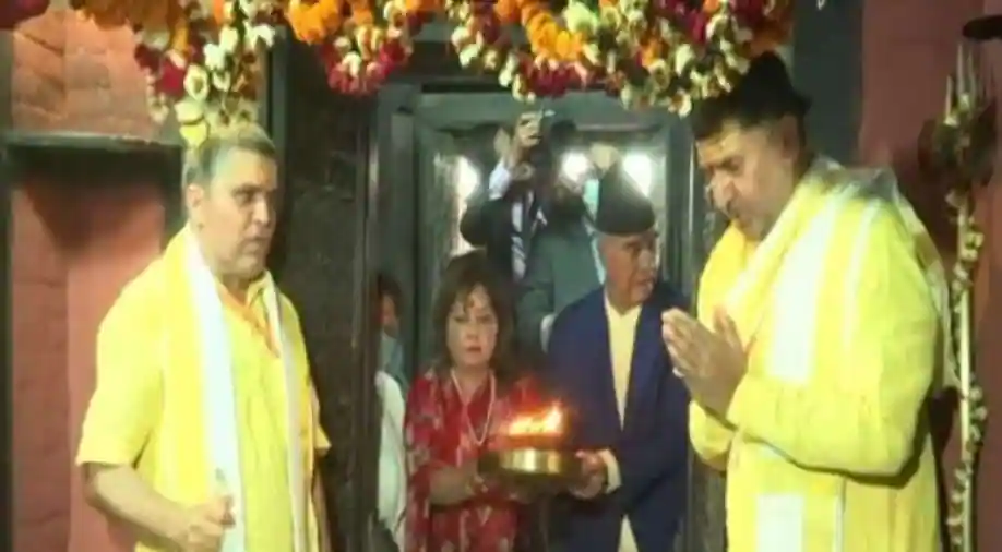 Nepal Prime Minister offers prayer at Pashupatinath temple in Varanasi